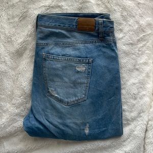 American Eagle Denim Size 10 Long - distressed - straight leg